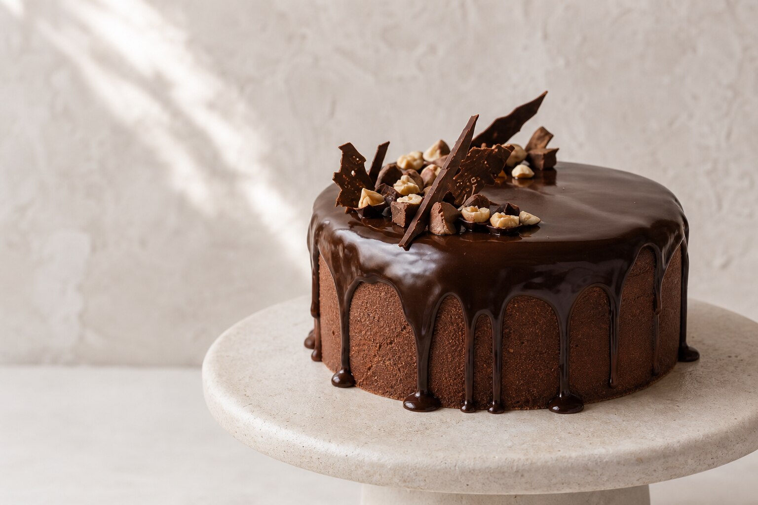 Ručne vyrábaná čokoládová torta
